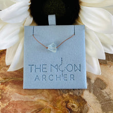 Load image into Gallery viewer, Aquamarine Silk Cord Necklace