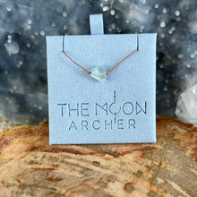 Load image into Gallery viewer, Aquamarine Silk Cord Necklace