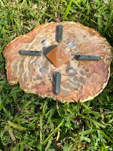 Load image into Gallery viewer, Golden Timeline Crystal Grid