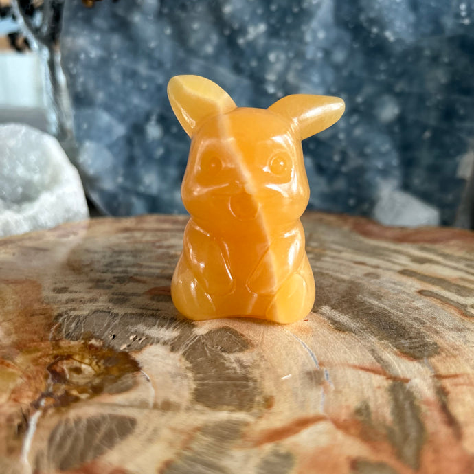 Orange Calcite Pikachu