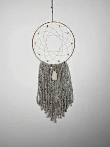 Labradorite and Quartz Dreamcatcher