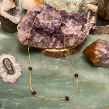 Load image into Gallery viewer, Smoky Quartz Satellite Necklace